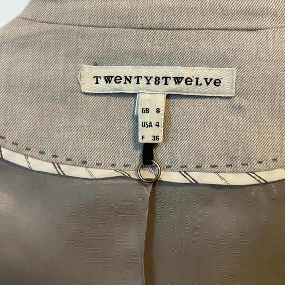 Twenty8Twelve Cropped Linen Blazer - Sz US4 - Picture 12 of 14